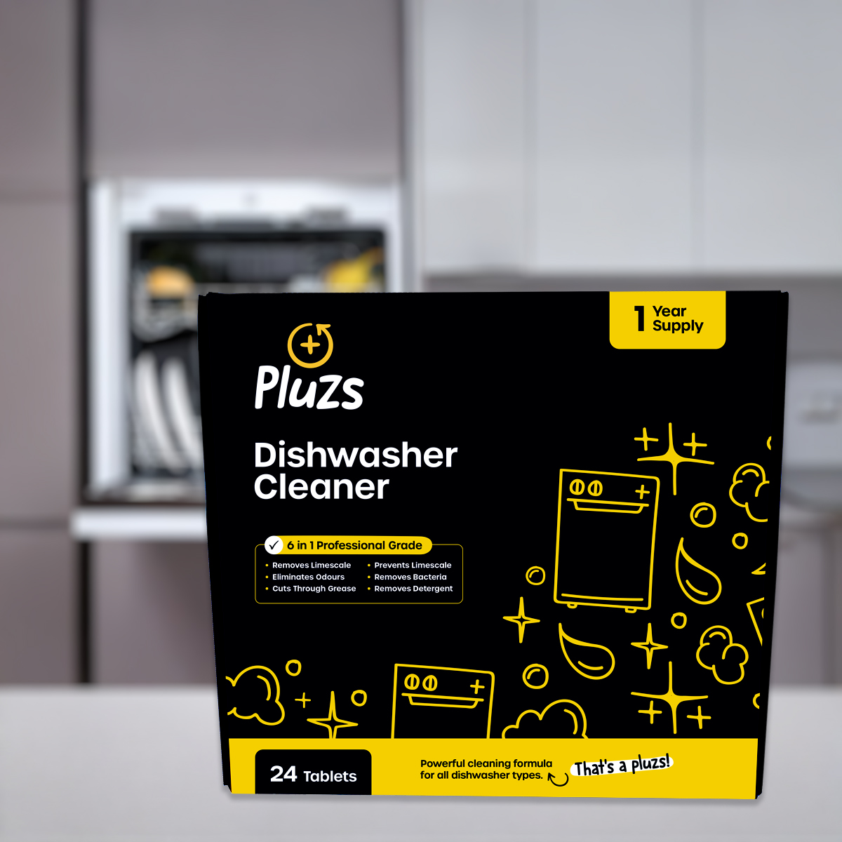 Pluzs Dishwasher Cleaner